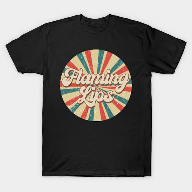 Circle Design Flaming Proud Name Birthday 70s 80s 90s Styles T-Shirt by Friday The 13th